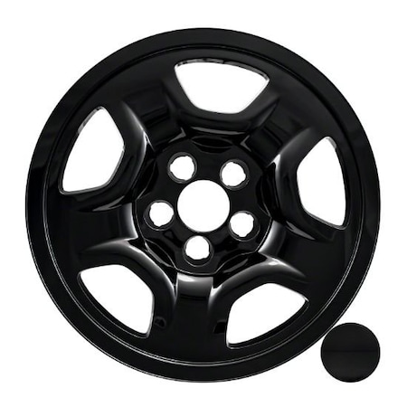 Coast2Coast 16", 5 Spoke, Gloss Black, Plastic, Set Of 4 IWCIMP97BLK